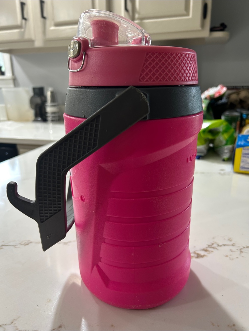Under Armour Pink Insulated Water Jug with Carry Handle